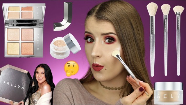 'JACLYN COSMETICS HOLIDAY COLLECTION HIGHLIGHTERS REVIEW + DEMO'
