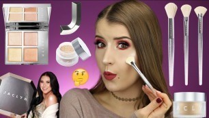 'JACLYN COSMETICS HOLIDAY COLLECTION HIGHLIGHTERS REVIEW + DEMO'