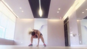 'Bruna Mars Treasure Cize You Got This Dance Work Out Shaun T - 1st attempt'