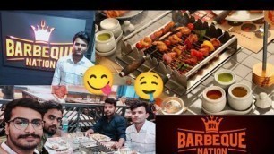 'Enjoying Barbeque Nation Unlimited Buffet with Friends'