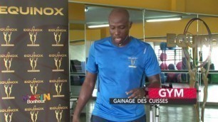 'GYM: Gainage des cuisses avec le coach Fabrice #MatinBonheur du 09 mai 2017'