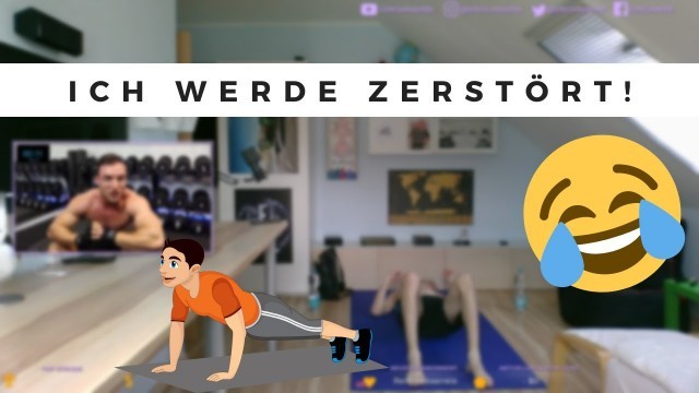 'Lappen macht Sascha Huber 20 Min PUSH DAY Workout für Zuhause mit Kurzhanteln