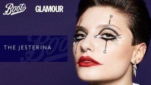 'Boots X Glamour | Halloween Make-up Tutorial | The Jesterina | Boots UK'
