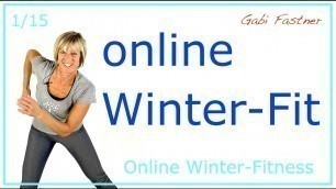 '1/15❄️ 25 min. online Winter-Fitness | ohne Geräte'