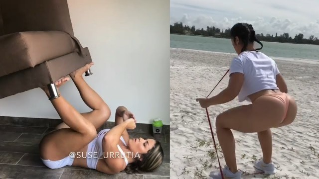 'Inspiring Fitness Trainer Showcases The Best Booty Workouts'