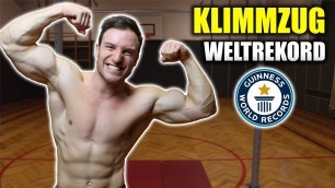 'Sascha Huber versucht 1000 Klimmzüge in 1 Stunde | Weltrekord Versuch'