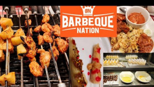 'Unlimited Food @Barbeque Nation Unlimited Buffet | Tips & Tricks #barbequenation #happinessonreels'