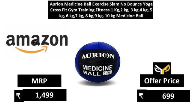 'Aurion Medicine Ball Exercise Slam No Bounce Yoga Cross Fit Gym'