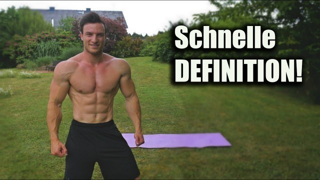 'Wie Du Schnell Für Den Sommer Definiert Wirst | Tipps + HIIT Home Workout'