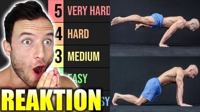 'Sascha Huber reagiert auf Bodyweight Übung von Level 1-100!'