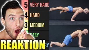 'Sascha Huber reagiert auf Bodyweight Übung von Level 1-100!'