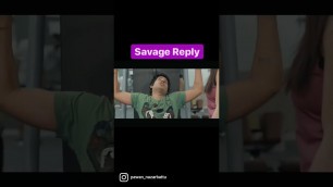 'Savage Reply to Female Gym trainer 