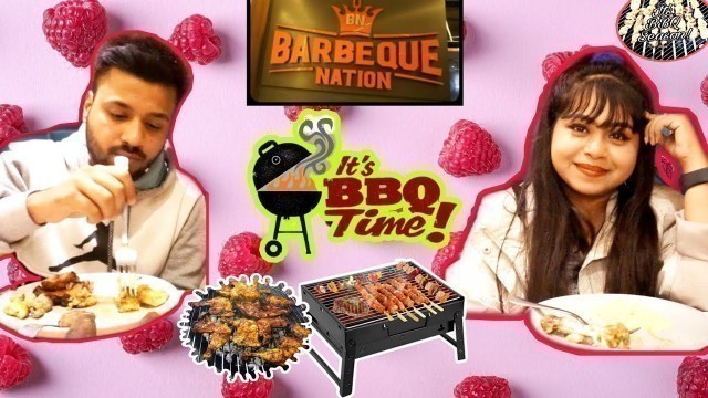 '#19 Unlimited Nonveg and Veg food in just 786₹ |BARBEQUE NATION| JANAKPURI'