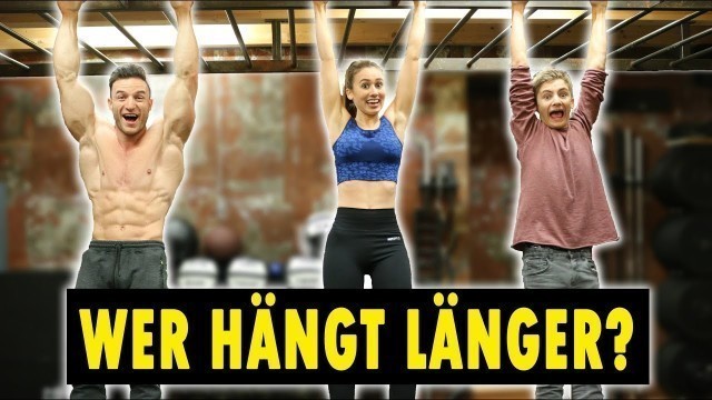 'HANG CHALLENGE MIT BRUDER UND FREUNDIN | Wer hängt länger? | mit Elias und Paulina Wallner'