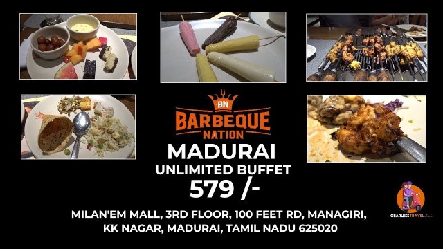 'Barbeque Nation Madurai Buffet | barbeque nation madurai price list | Unlimited Buffet 699'