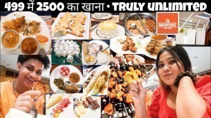 'BARBEQUE NATION UNLIMITED BUFFET IN JUST 499/- | VEG & NON-VEG #BBQ truly unlimited | IT IS WOTHY ?'