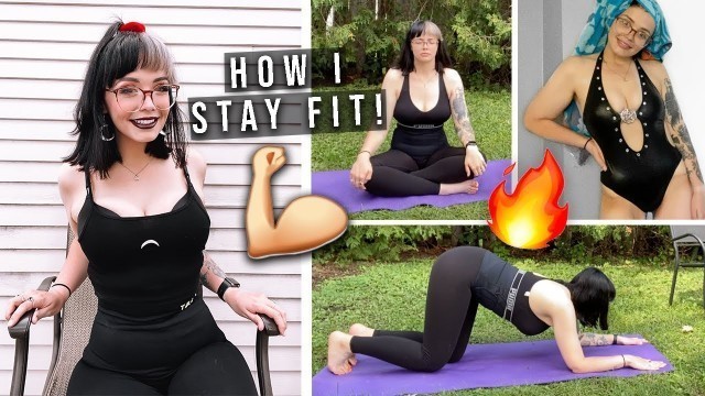 'MY NEW HOME WORKOUT ROUTINE / HOW I STAY IN SHAPE + bikini try-on