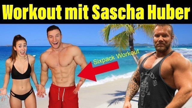 'Sascha Huber Sixpack Workout - Corona Homeworkout - getestet, ist es was? (mit Freundin)'