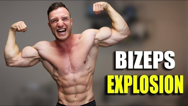 'Extremes 5 Minuten Bizeps Workout ohne Hanteln | MEGA PUMP | Sascha Huber'