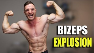 'Extremes 5 Minuten Bizeps Workout ohne Hanteln | MEGA PUMP | Sascha Huber'