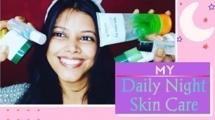 'My Daily Night Skincare Routine For Glowing and Clear Skin In Just 5 minutes | In Hindi'