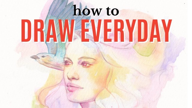 'HOW TO MOTIVATE YOURSELF TO DRAW EVERYDAY / Get Motivated to Draw'