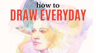 'HOW TO MOTIVATE YOURSELF TO DRAW EVERYDAY / Get Motivated to Draw'