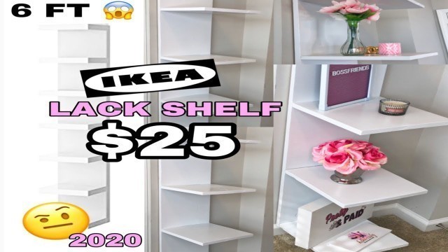 'DIY IKEA LACK SHELF FOR $25 | ORGANIZE MY OFFICE WITH ME! LIFE OF AN ENTREPRENEUR'