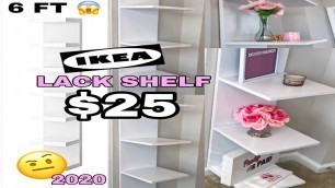 'DIY IKEA LACK SHELF FOR $25 | ORGANIZE MY OFFICE WITH ME! LIFE OF AN ENTREPRENEUR'