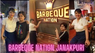 'Barbeque nation l Janakpuri l Unlimited food veg and non veg l genuine feedback'