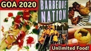 'Barbeque Nation Unlimited Buffet in just 750₹ | BBQ Nation After Lockdown  | GOAN RESTAURANT'