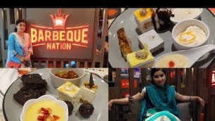 'barbeque nation Vizag gajuwaka restaurant  unlimited food enjoy the party mood'