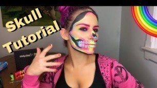 'Neon Skull Tutorial | Halloween Makeup Idea'