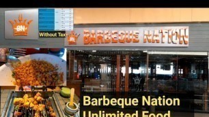'Barbeque Nation Unlimited Food . Veg. and Non Veg. Rohini Unity One Mall Delhi'