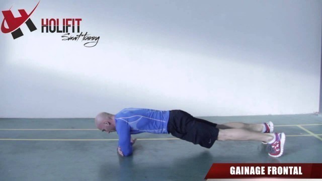 'exercice fitness : gainage frontal'