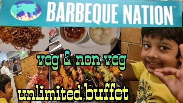 'Barbeque Nation Unlimited food-Parle point,Surat|Best place for Food lovers|Best starters & deserts'