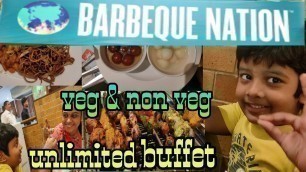 'Barbeque Nation Unlimited food-Parle point,Surat|Best place for Food lovers|Best starters & deserts'