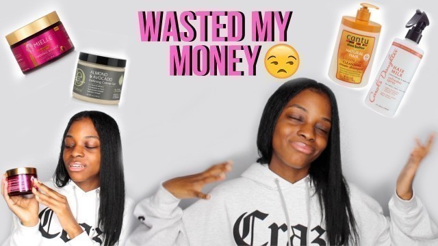 'Trying NATURAL hair products on my RELAXED hair....AGAIN!'