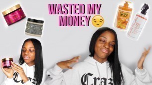 'Trying NATURAL hair products on my RELAXED hair....AGAIN!'