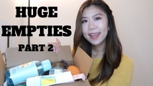 'HUGE EMPTIES BEAUTY HAUL + REVIEW | Farmacy, A\'Pieu, L\'Occitane, L\'Oreal and more!  (Part 2)'