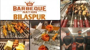 'Barbeque Nation Unlimited Buffet | Best Barbeque Restaurant in India | Barbeque Nation Bilaspur Vlog'