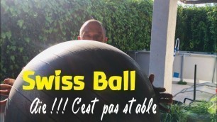'Gym douce avec Ballon Pilates pendant le confinement - Swissball et gainage'