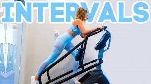 'INTERVAL STAIR CLIMBER WORKOUT // 10 Minute Fat Burning Workout'
