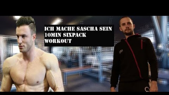 'Ich mache das Workout von Sascha Huber!! 10 Minuten Sixpack Workout für Zuhause Die besten Übungen!'