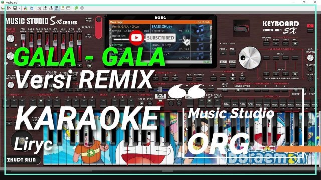 'KARAOKE GALA-GALA versi REMIX | RHOMA IRAMA. Lyric Musik Video karaoke'