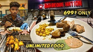 'Barbeque Nation Unlimited Buffet in Just 699₹ || Unlimited chicken , kebab & Icecream || Ranchi'
