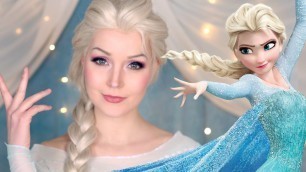 'Elsa MakeUp Tutorial/Transformation | Disney\'s Frozen'