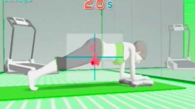 'Wii fit plus sur Wii longplay Exercices de gym Gainage 90 s'