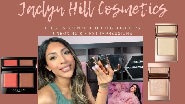 'Jaclyn Hill Bronze & Blushing Duo + Accent Light Highlighters - 1st Impressions on Medium/Tan Skin'
