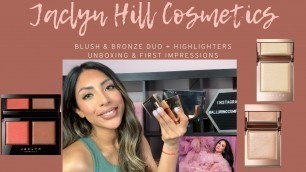 'Jaclyn Hill Bronze & Blushing Duo + Accent Light Highlighters - 1st Impressions on Medium/Tan Skin'